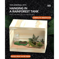 Nomoypet Anti-Drowning Water Feeder Reptile Terrarium Tank
