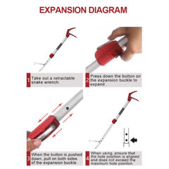 Nomoypet Telescopic Snake Catcher with Multiple Specifications (3 Sizes)