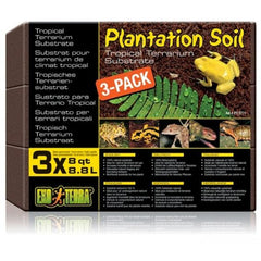 Exo Terra Plantation Soil 3-pack – 3 x 8 qt (3x8.8 L)