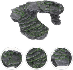 Turtle Stand with Hide Basking Platform 24X22X11cm