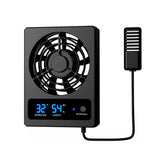 Nomoy Temperature and Humidity Sensor Fan Dehumidifier Ventilation Fan for Reptile Enclosure Terrarium