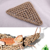 Natural Triangle Lizard Lounger Bearded Dragon Hammock Reptile Hammock top 3 Sizes