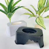 NOMOY Reptile Plastic Cave with Ceramic Bowl- 2 Colors