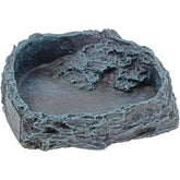 Reptile Feeding Bowl, Reptile Rock Worm Feeder Food and Water Dish
