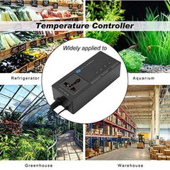 Digital LED Temperature Controller Thermostat for Aquarium Reptile Heater Cool Devices