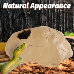 Snake Hide Cave Natural Rock Look Hideout, Reptiles Egg-laying Shelters NS-75 / NS-76