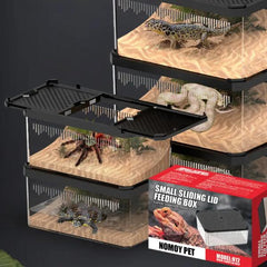 Nomoypet Magnetic Middle Sliding LID Feeding Box 4 Sizes