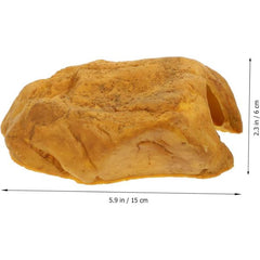 Reptile Snake Hideout Resin Cave Basking Platform 12Dx9Wx12Hcm