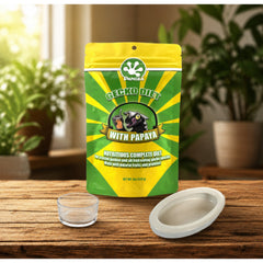 Pangea Papaya Complete Gecko Diet 228g – FREE Small Reptile Feeding Dish Bowl – FREE White Ceramic Reptile Food Bowl - COMBO