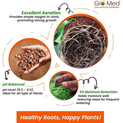 Coconut Husk for Reptiles Bedding Coco Coir Chips Terrarium Substrate 70g