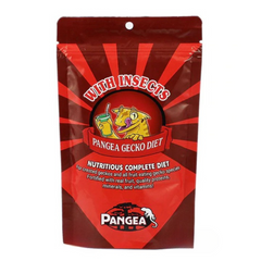 Pangea with Insects Complete Gecko Diet 56g, Small Reptile Feeding Dish Bowl, White Ceramic Reptile Food Bowl NFF-49 - COMBO