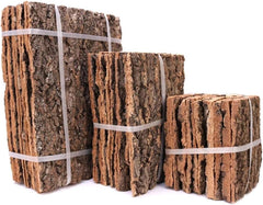 Terrarium Cork Bark Background Board, Reptile Tank Tree Decor (3 sizes)