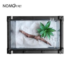 NOMOYPET Decor Terrarium Landscape Resin Tree Branch Reptile Hide Climbing (2 Sizes)