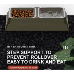 Reptile Feeding and Watering Bowl Single Double (3 Sizes)