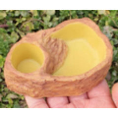 Reptile Water Bowl Terrarium Water Dish Food Feeding for Amphibian