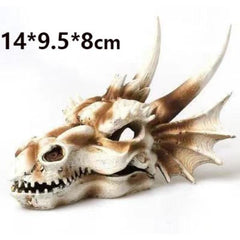 Dragon Skull Decoration Bone Skeleton (14x9.5x8cm)
