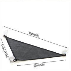 Reptile Hammock Lounger Resting Hanging Mesh Net  (Triangle, 34 x 34 x 34 CM, 2 Pack)