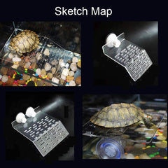 Turtle Floating Platform, Turtle Basking Platform Stand, Acrylic Terrace