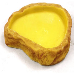 Reptile Water Bowl Terrarium Water Dish Food Feeding for Amphibian