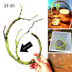 Jungle Vines Flexible Pet Habitat Decor, Perfect for Chameleons Snakes Lizards ST-01/ST-04