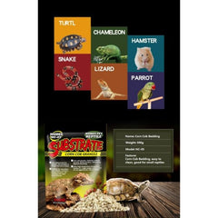 Natural Corn Cob Bedding & Litter for Pet Birds reptiles and Small Animals