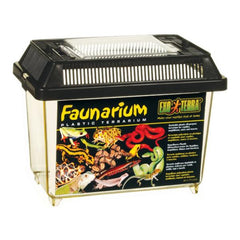 Exo Terra Faunarium Mini Plastic Terrarium for Reptiles, Amphibians & Insects