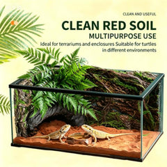 CLEEN Red Clay Turtle – Natural Reptile Bedding Substrate – 2.5 kg