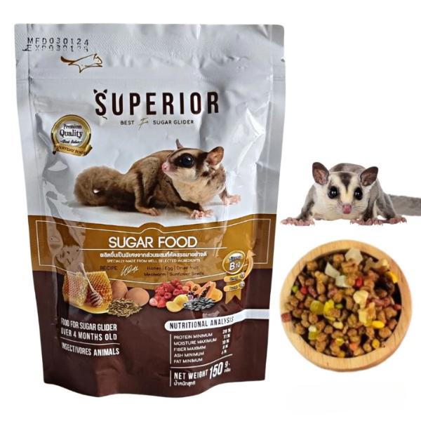 Superior Sugar Glider Food – Premium Daily Nutrition for Sugar Gliders (150g)