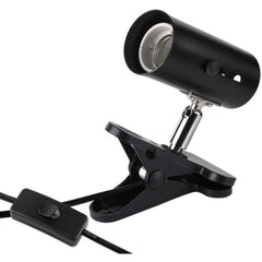 Short Lamp Holder Without Bulb - Black / White