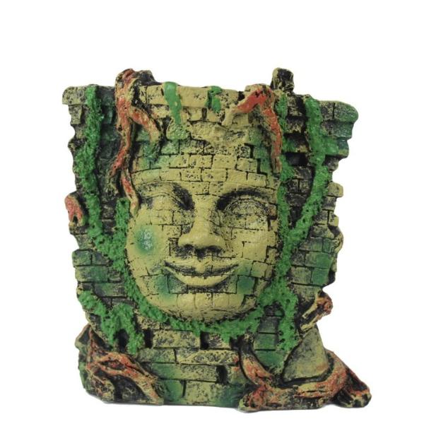 NOMOY PET Decorative Ruin Face Ornament NS-68 – Aquarium & Terrarium Resin Decor