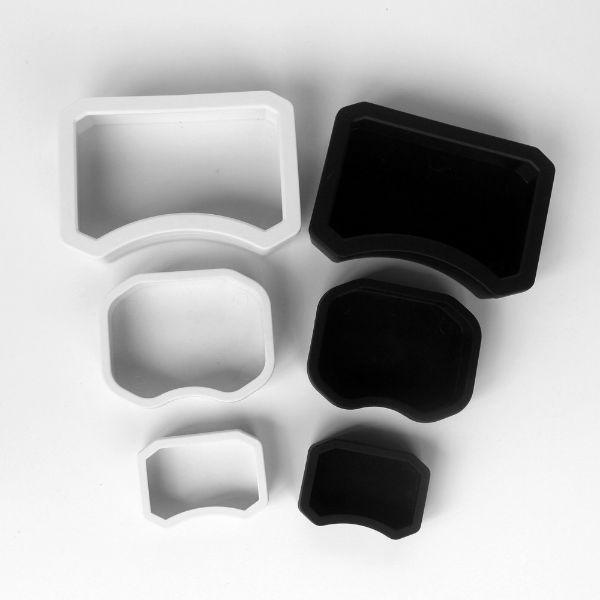 NOMOY Reptile Feeding Dish Bowl – NW-23 / NW-24 / NW-25 (Black & White | Small, Medium & Large)