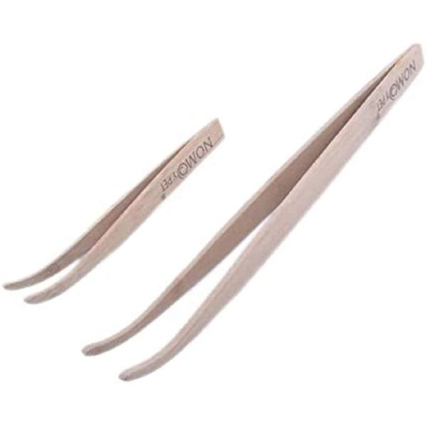 Bamboo Wooden Angled Reptile Feeding Long Tongs Eco Friendly Feeder Grasping Tools for Tweezers Reptile Terrarium