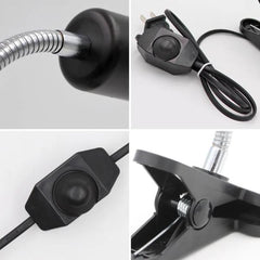 Long Light Holder - Without Bulb White / Black