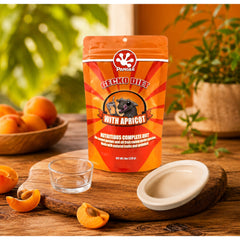 Pangea Gecko Diet with Apricot 228g – FREE Small Reptile Feeding Dish Bowl – FREE White Ceramic Reptile Food Bowl - COMBO