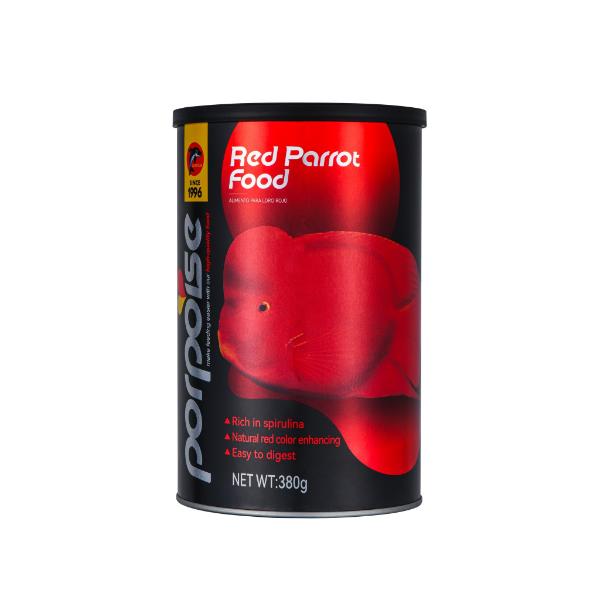 Porpoise Red Parrot Fish Food 380g Natural Color Enhancing