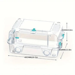 Modular Transparent Hamster Cage Set