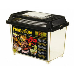 Exo Terra Faunarium Mini Plastic Terrarium for Reptiles, Amphibians & Insects