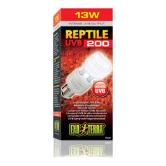 Exo Terra Reptile UVB 200 High Output Compact Lamp – 13W / 25W