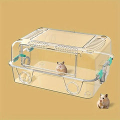 Modular Transparent Hamster Cage Set