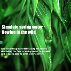 Reptile Drinking Fountain Automatic Water Dispenser Water Circulation