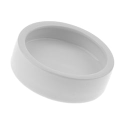 Smooth Ceramic Anti-Escape Worm Dish for Reptile Lizard Feeding Food Water Bowl