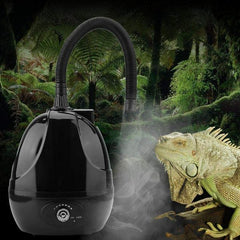 Nomoypet Reptile Fogger Humidifier, 2L 220 V Amphibians Dry Run Protection with 40-150 cm Stretchy Hose