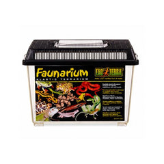 Exo Terra Faunarium Small Plastic Terrarium for Reptiles, Amphibians & Insects