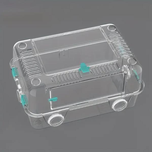 Modular Transparent Hamster Cage Set