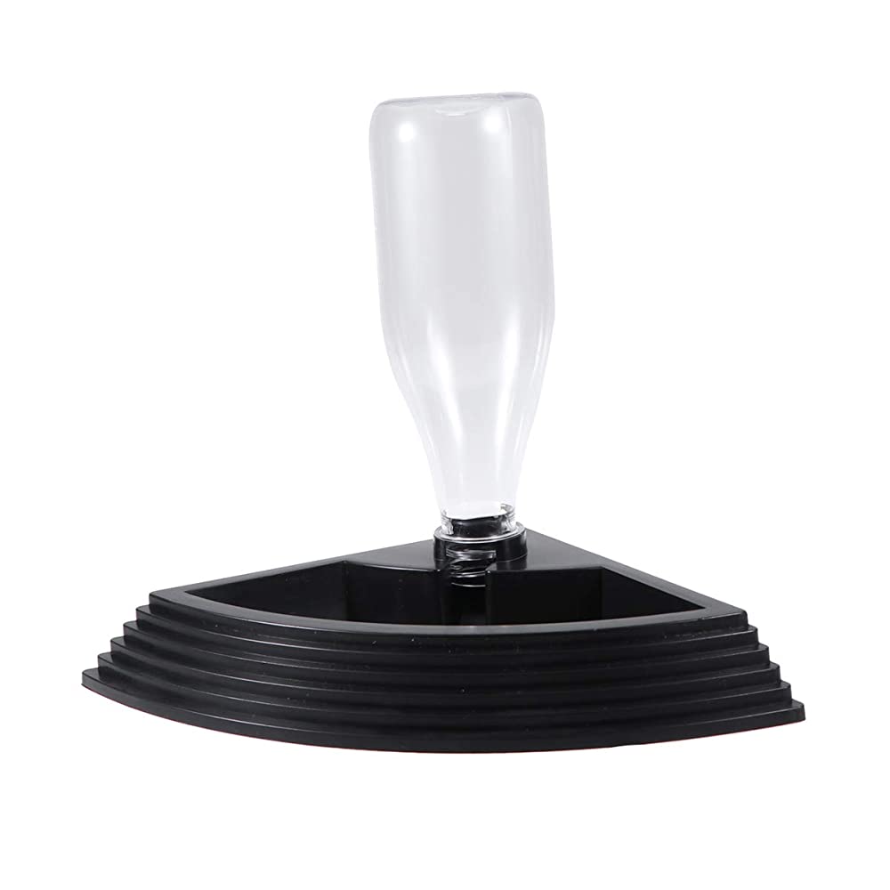 Reptile Water Bowl-Automatic Fountain Dispenser Bottle Tortoise Food Water Bowl Feeding Dish For Lizards Snake (Black)