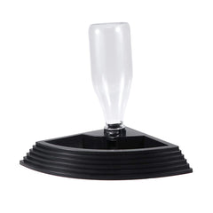 Reptile Water Bowl-Automatic Fountain Dispenser Bottle Tortoise Food Water Bowl Feeding Dish For Lizards Snake (Black)