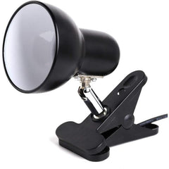 Short Lamp Holder Big Cover Black & White With Hood (Bulb Not Included)