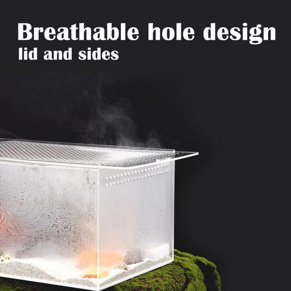 Acrylic Breeding Box for Reptiles 30x20x15cm