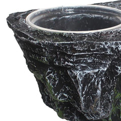 Water Dish Sturdy Breeder Case Playing Multiuse Detachable Reptile Food Bowl