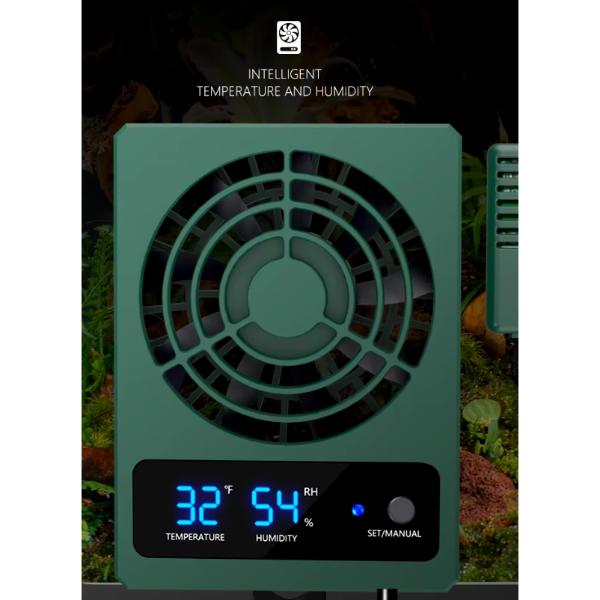 Intelligent Fan Remove Excess Humidity Screen Display